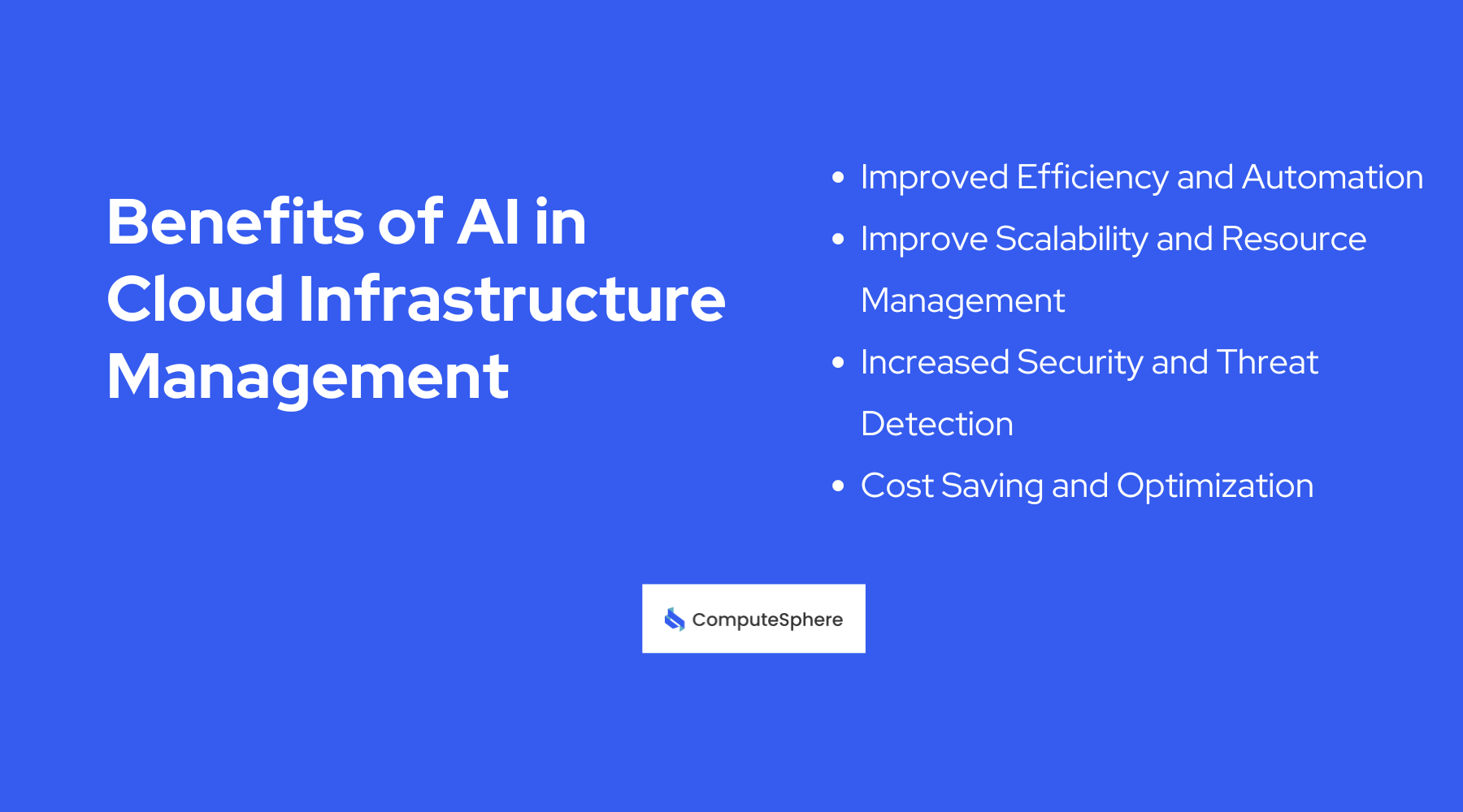 Benefits of AI in Cloud Infrastructure Management